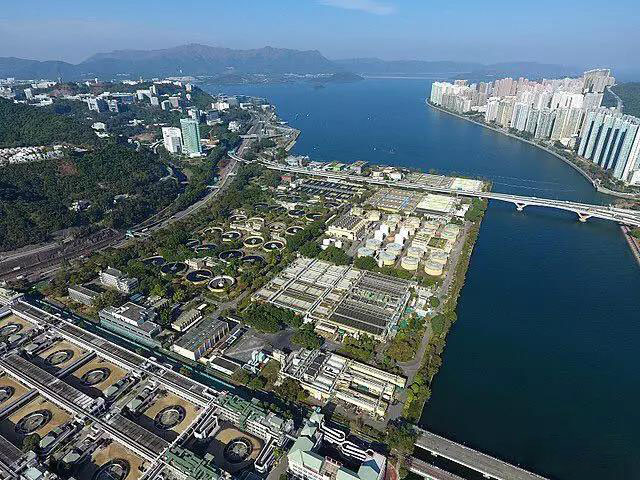 香港最大的污水處理廠——沙田